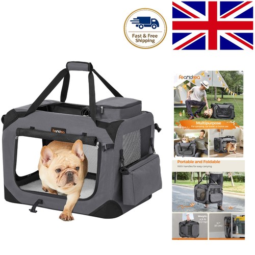 Soft sided dog - grey,