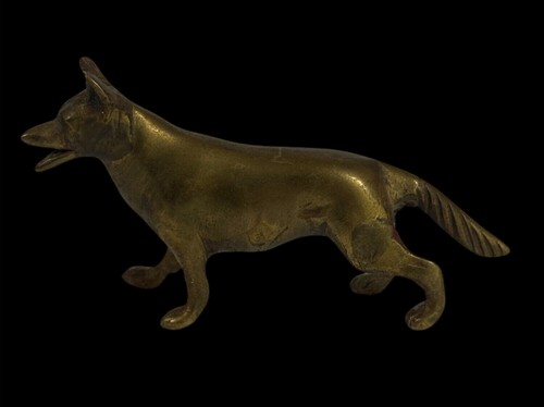 Vintage solid brass - brass, german
