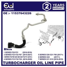 TURBOCHARGER OIL LINE FOR BMW