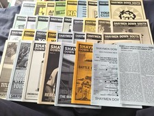 SHAYMEN DOWN SOUTH FANZINE COLLECTION X 34 ISSUES HALIFAX TOWN