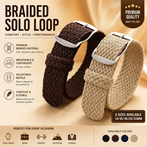 Nylon watch strap perlon - watch, woven