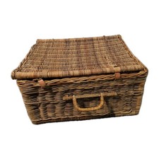 Wicker Hamper Basket Picnic