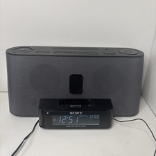 SONY Dream Machine ICF- C1iPMK2 Alarm Clock Radio FM/AM iPod Dock - Tested 