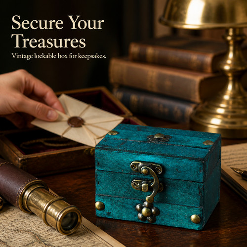 Vintage wooden jewelry storage - jewelry,