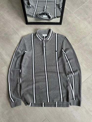 Lacoste striped polo long - lacoste,