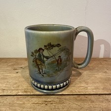 Vintage Wade Irish Porcelain Fly Fishing Mug – Made in Ireland – Collectible