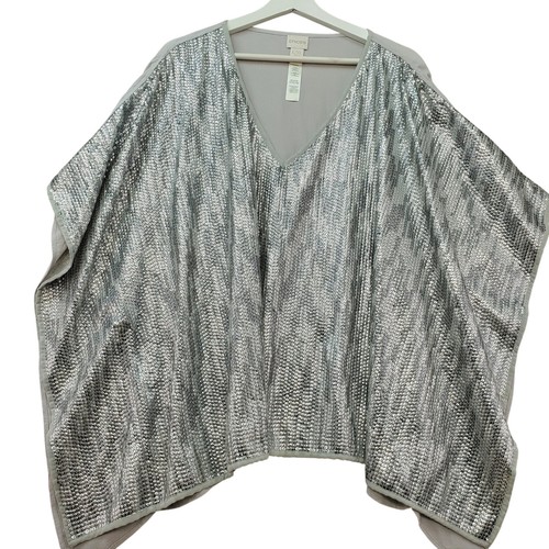 Chicos time sequin kaftan - chicos,