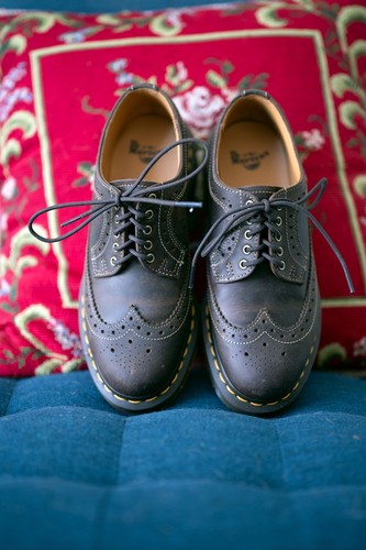 Martens brown wingtip - dr.,