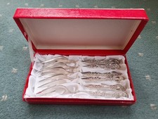 Set Of 6 Cake Forks Boxed