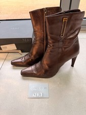 NERI Brown Leather Heeled