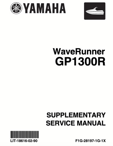 2004 yamaha gp1300r service - 2004,