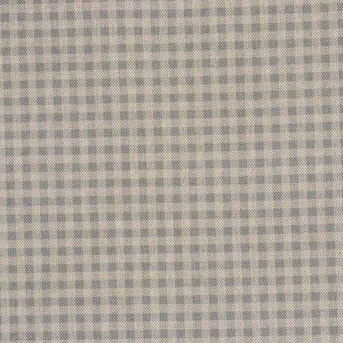 Micro gingham fabric grey - gingham,