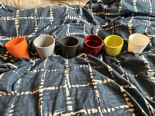 Ceramic plant pots - 6,