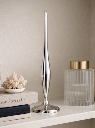 Vintage silver plated bud - silver,