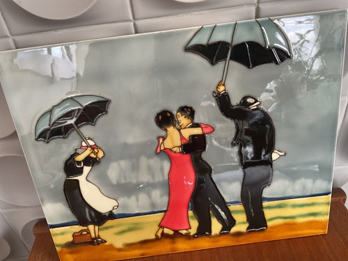 Jack vettriano ceramic - vettriano, plaque