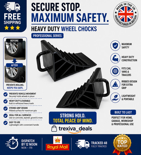 Wheel chocks tyre saver - x,