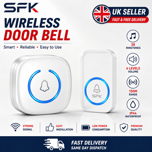 Wireless door bells waterproof - wireless,