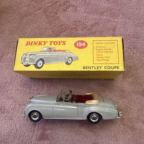 Vintage dinky toys 194 bentley - dinky,