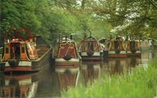 Picture Postcard, TYPICAL NARROWBOAT STERNS