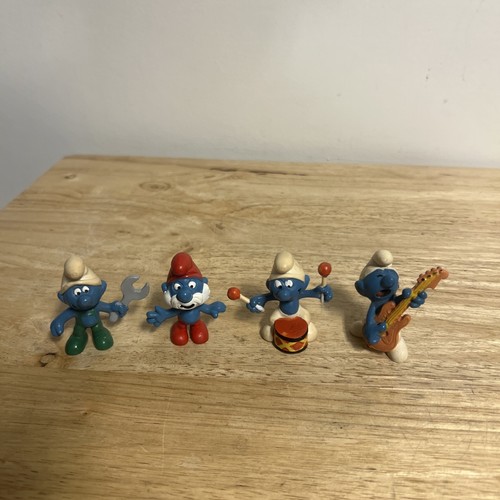 Vintage smurf figures - , w