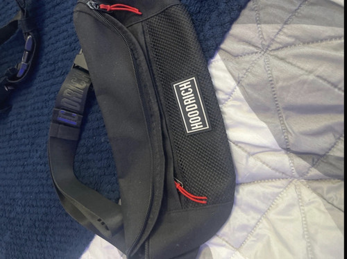 Hoodrich black synthetic logo - hoodrich,