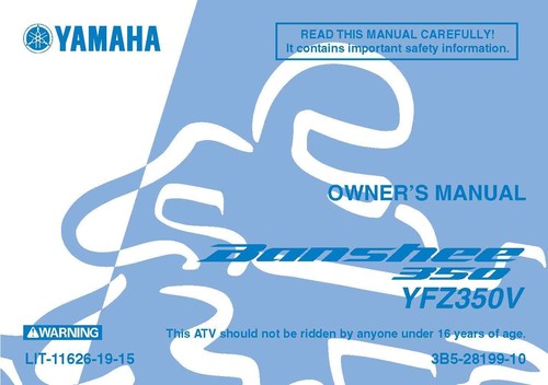 Yamaha owners manual book 2006 - manual,
