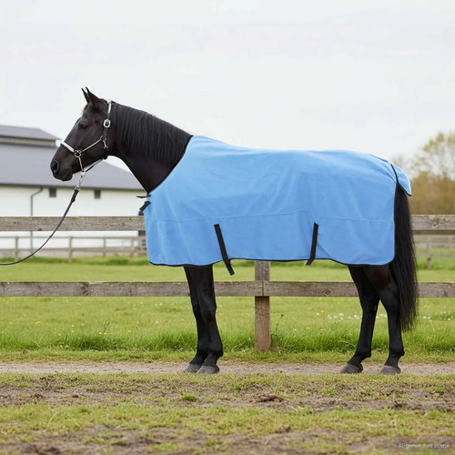 Horse blanket full aqua - full,