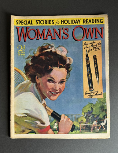 Vintage woman own - vintage, magazine
