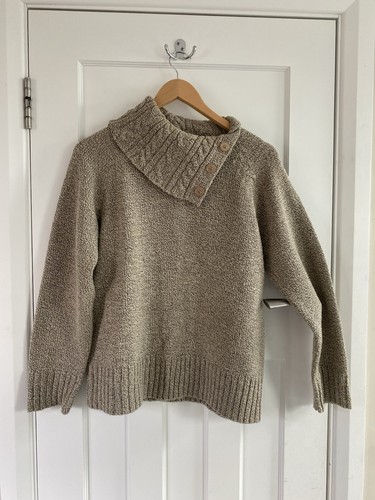Bonmarche beige knit button - beige,