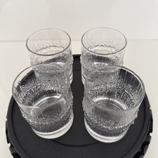 Tapio Wirkkala Vintage Niva Sherry Tumblers set x 4 Glasses Iittala Finland 