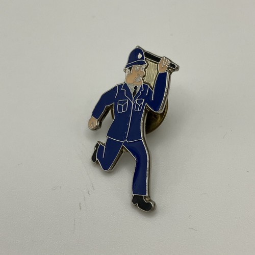 Vintage police enamel - enamel, pin