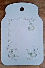 Princess House White Blossom Fiesta Large Chopping Board Rare Collectible Item
