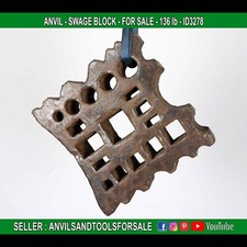 ANVIL - SWAGE BLOCK - 136 lb -