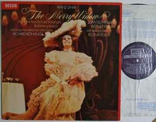Franz Lehar The Merry Widow 12" LP Decca SET 629