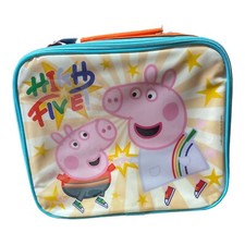 Peppa Pig High Five Lunch Bag For Children Insulated Back to School Accessory