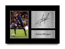 Kylian Mbappe Signed Framed