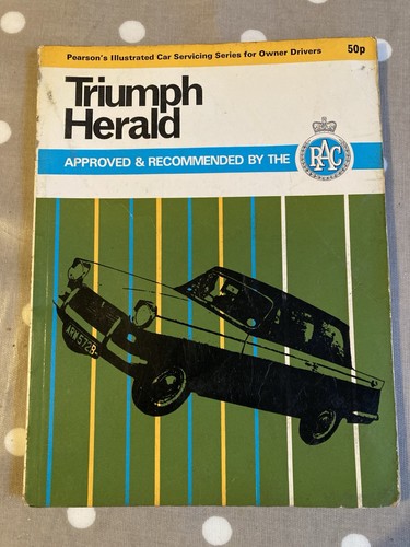 Triumph herald car - car, servicing