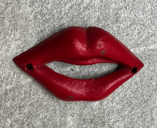 Red lipstick lips bottle - lips,