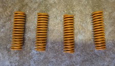 4 x 3D Printer Yellow Medium Stiffness Bed Levelling Springs Anet Geeetech Tevo