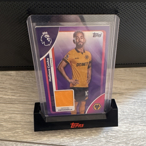 Topps matheus cunha - matheus, autograph