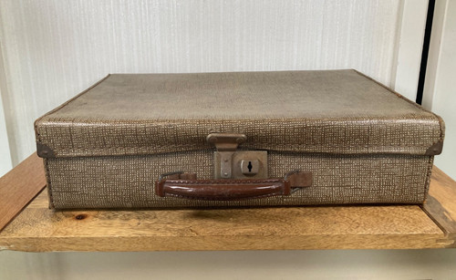 Vintage brown tweed - vintage,