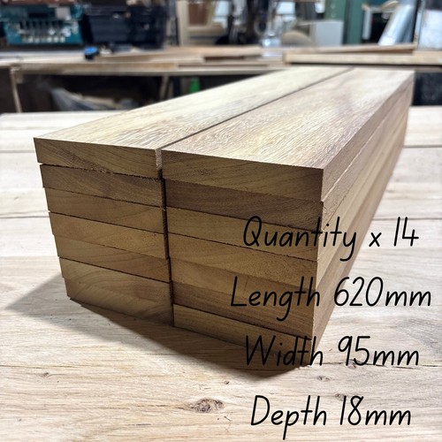 Planed iroko hardwood - planed,