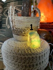 Beautiful Quartz Mini LED lamps Green Quartz/Rose Quartz/Amethyst