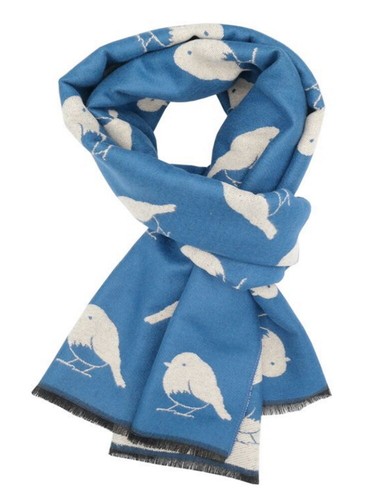 Denim blue robin scarf - denim,