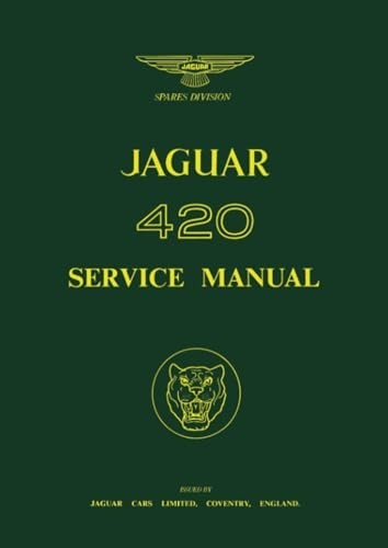 Jaguar 420 service - service, manual