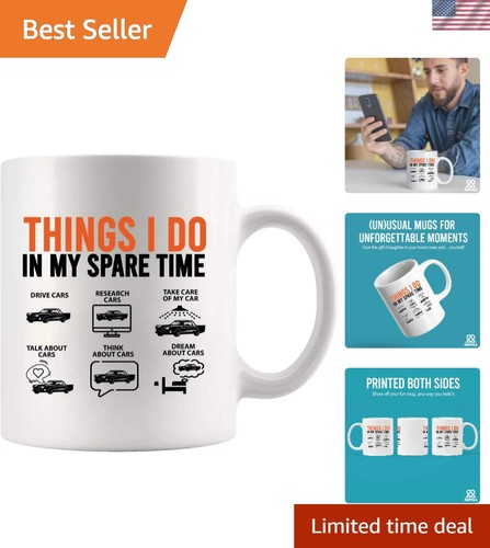 Ceramic car lover mug 11oz - car,