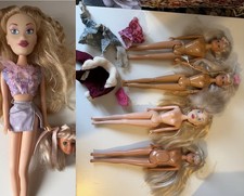 Vintage 5 x Bundle Simba Toys Doll Steffi Love Dolls Like Barbies, Pregnant Doll