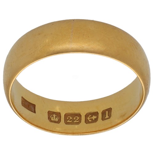 22ct gold ring 54g - gold, wedding
