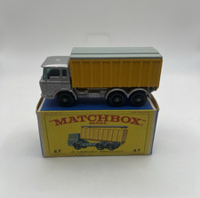 Vintage Matchbox Series 47 D.A.F Tipper Container Truck In Original Box