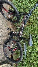 Fat Tyre Mountain Bike With 10 Gear Shifters And Disc Brakes On Front And Back